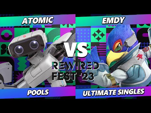 ReWired Fest 2023 - Atomic (ROB) Vs. Emdy (Falco) Smash Ultimate - SSBU