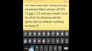 How to fix FIFA 14 crash android !!!!™