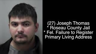 Predatory Offender Back In Roseau County Jail
