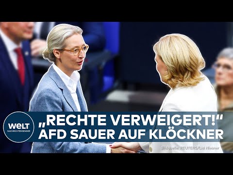 AFD SAUER: Klöckner kneift? Alice Weidel empört über geplatztes Gespräch im Bundestag!