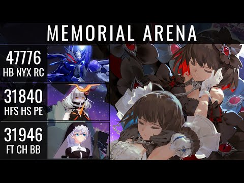 SSS Tonatiuh 47776 | Doom 31840 |  Kallen 31946 - HI3 Exalted Memorial Arena