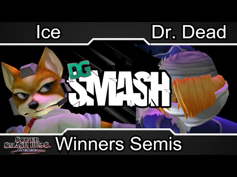 DGSmash2 - Ice (Fox) Vs. Dr. Dead (Sheik) - Winners Semis - Melee