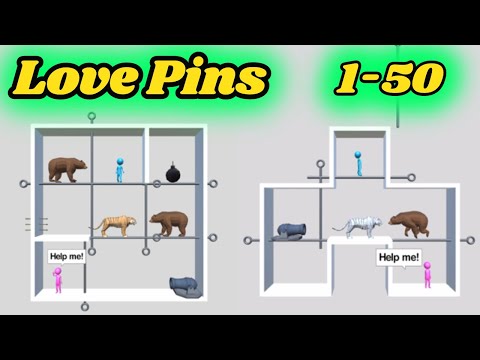 Love Pins Levels 1 - 50 Gameplay Walkthrough |(IOS - Android)