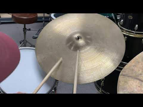 1970s Zildjian A 20" Hollow Logo Ride Cymbal 2195g