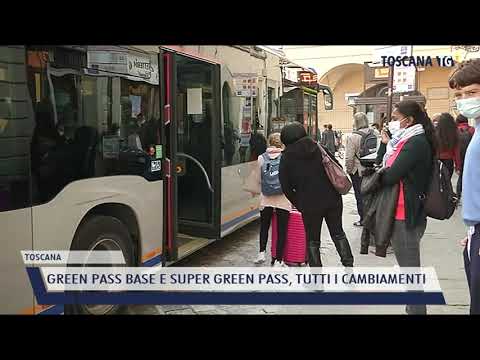 2021-12-05 TOSCANA - GREEN PASS BASE E SUPER GREEN PASS, TUTTI I CAMBIAMENTI