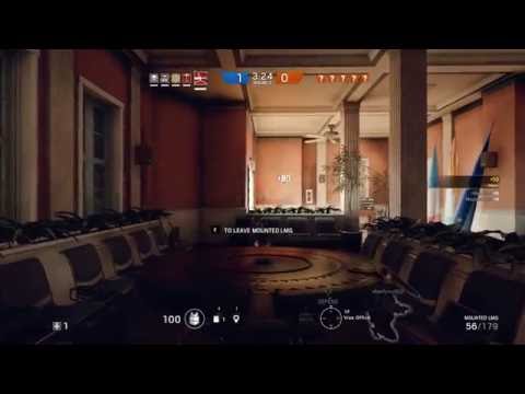 Tachanka's Special ability at work