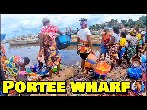 Welcome To PORTEE WHARF COMMUNITY - Freetown 🇸🇱 Vlog - Explore With Triple-A