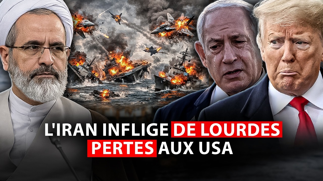 L'Iran neutralise les forces USA. Navires coulés, et Avions détruit.