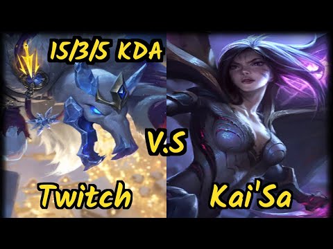 GGSA LOD (TWITCH) vs KAI'SA - 15/3/5 KDA BOTTOM ADC GAMEPLAY - NA Ranked DIAMOND