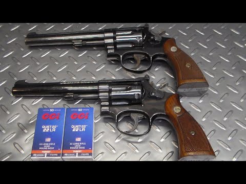 Smith and Wesson K22/Model 17 and CCI Quiet Ammo