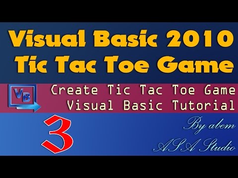 Visual Basic 2010 Tutorial Create Tic Tac Toe Game 3 Adding The Winner Function