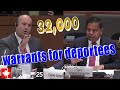 Don't know where they are? Tory critic BEFUDDLED at the sheer number of 32000 warrants for deportees