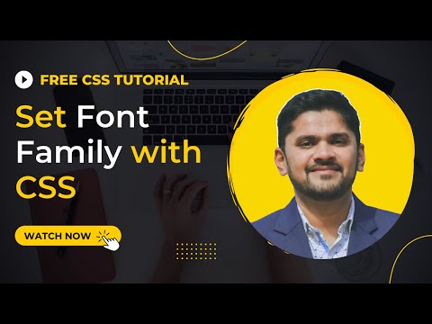 How to Set Font Family in CSS | font family property | Amit Thinks | 2022