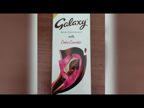 Galaxy Milk Chocolate With Cookie Crumble @Foodieezz