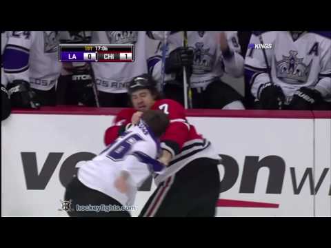 Richard Clune vs Adam Burish Mar 10, 2010 - LA feed