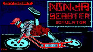 [Amstrad CPC] Ninja Scooter Simulator - Longplay