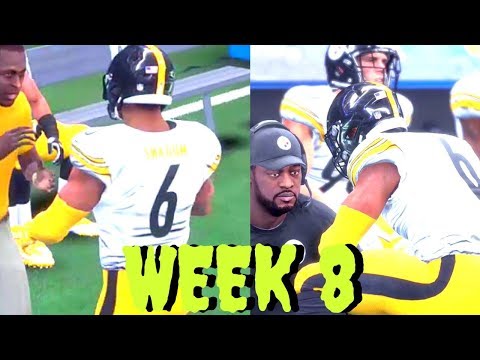 Road To Madden 19 Career mode TE Ep 8 - BIG BEN BACK IN ACTION THROWING 5 TD'S ! **MUST WATCH**