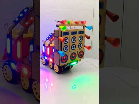 Gauri Ganesh Chaturthi New DJ Trolley || Radha Krishna Moorti DJ Light Truck #shorts #viral #dj