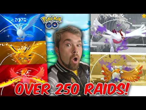 Über 250 Raids mit Arktos, Zapdos, Lavados, Schatten-Lugia und Schatten-Ho-Oh – und DAS ist, was ...