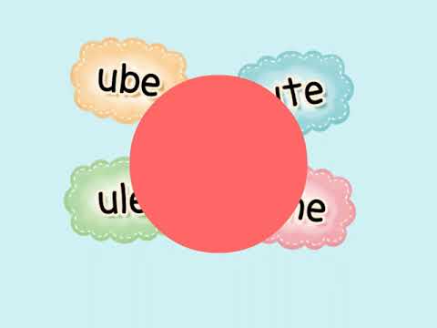 School Phonics 3 Unit 4 Sound Chant - ube ute ule une