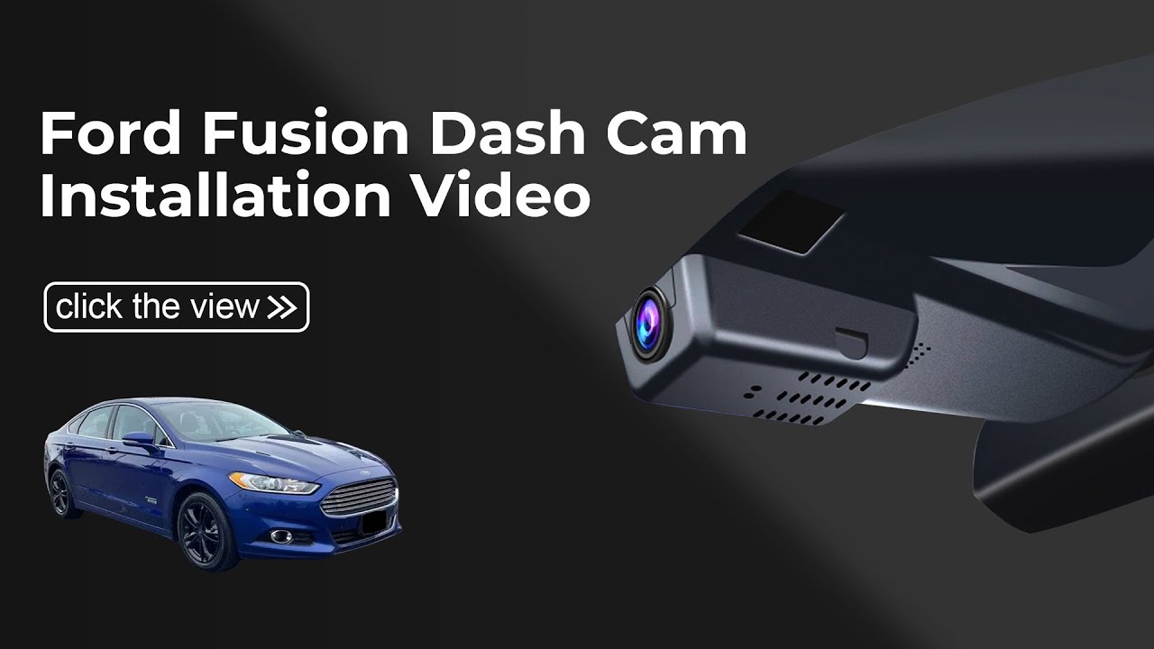  FORD Fusion 2013-2020 Gen2 Dash Cam 013B Installation Video
