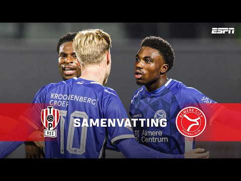 INVALLER Oliver de NIJS binnen TWEE minuten TREFZEKER ⚽ | Samenvatting TOP Oss - Almere City