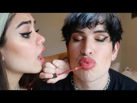 Doing My Boyfriends Makeup | Tarayummy ft. Jake Webber