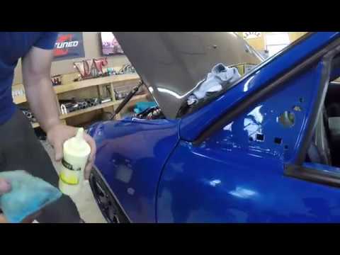 APR GT3 mirrors install honda civic