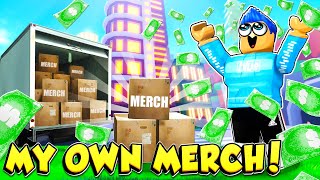 I Made A NEW YOUTUBE CHANNEL And Got RICH OFF MERCH! (Roblox)