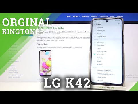 LG K42 - All Default Ringtones Review