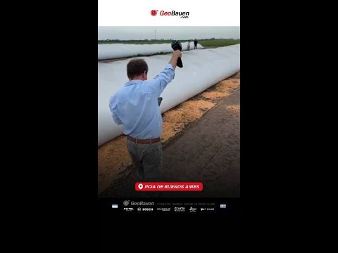 Escaneo 3D de Silos de Maíz y Soja en Chivilcoy 🌽 #shorts