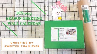 Download lagu [UNBOXING] BTS 2019 SEASON GREETING   WALL CALLENDAR [HD] mp3