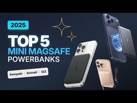 [2025] Top 5 Mini MagSafe Power Banks | Perfect for iPhone 17 with Qi2 & 15W Fast Charging
