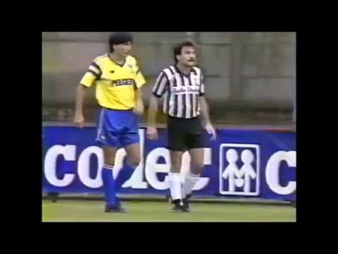 Lobo Carrasco jugando en el Sochaux. Años 1989-1991