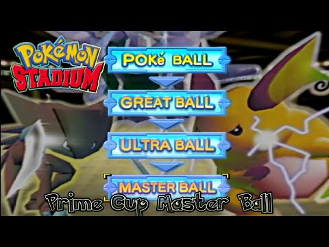 Pokemon Stadium R2 Poke Cup Master Ball Level
