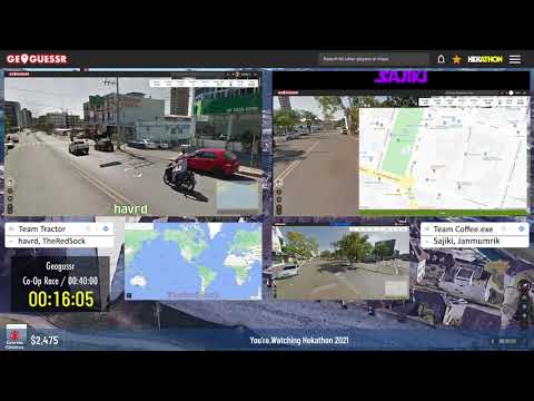 GeoGuessr [Co-Op Race] by havrd & TheRedSock vs. janmumrik & Sajiki - #HEK21