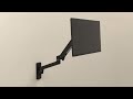 Ergotron LX Pro Wall Monitor Arm: Installation & Adjustment