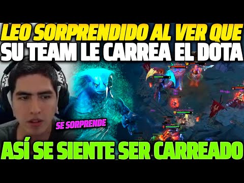 😲 ASÍ SE SIENTE SER CARREADO 😲 LEOSTYLE SORPRENDIDO AL VER COMO SU TEAM LE CARREA LA PARTIDA 😱