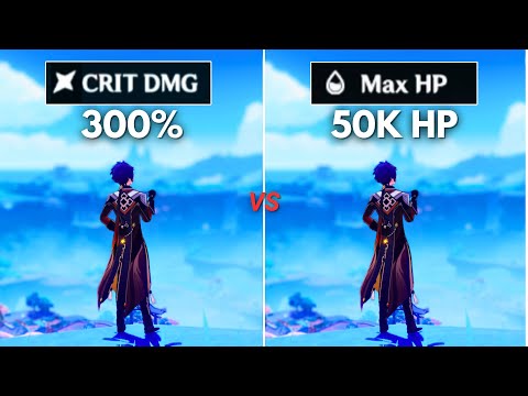 Crit vs atk!! Best Build for C0 Zhongli? [ Genshin Impact ]