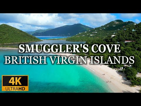 BRITISH VIRGIN ISLANDS 4K SMUGGLER'S COVE: RELAXING MUSIC & STUNNING SCENERY