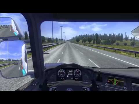 First Drive with G27 - Scania Streamline R480 Luxembourg to Strasbourg