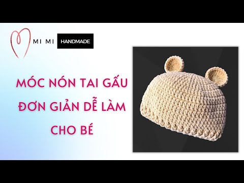 Nón gấu cho bé