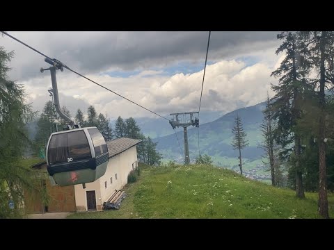 Discesa integrale cabinovia Agamatic “Bad Moos-Rotwandwiesen”, Moso (BZ)