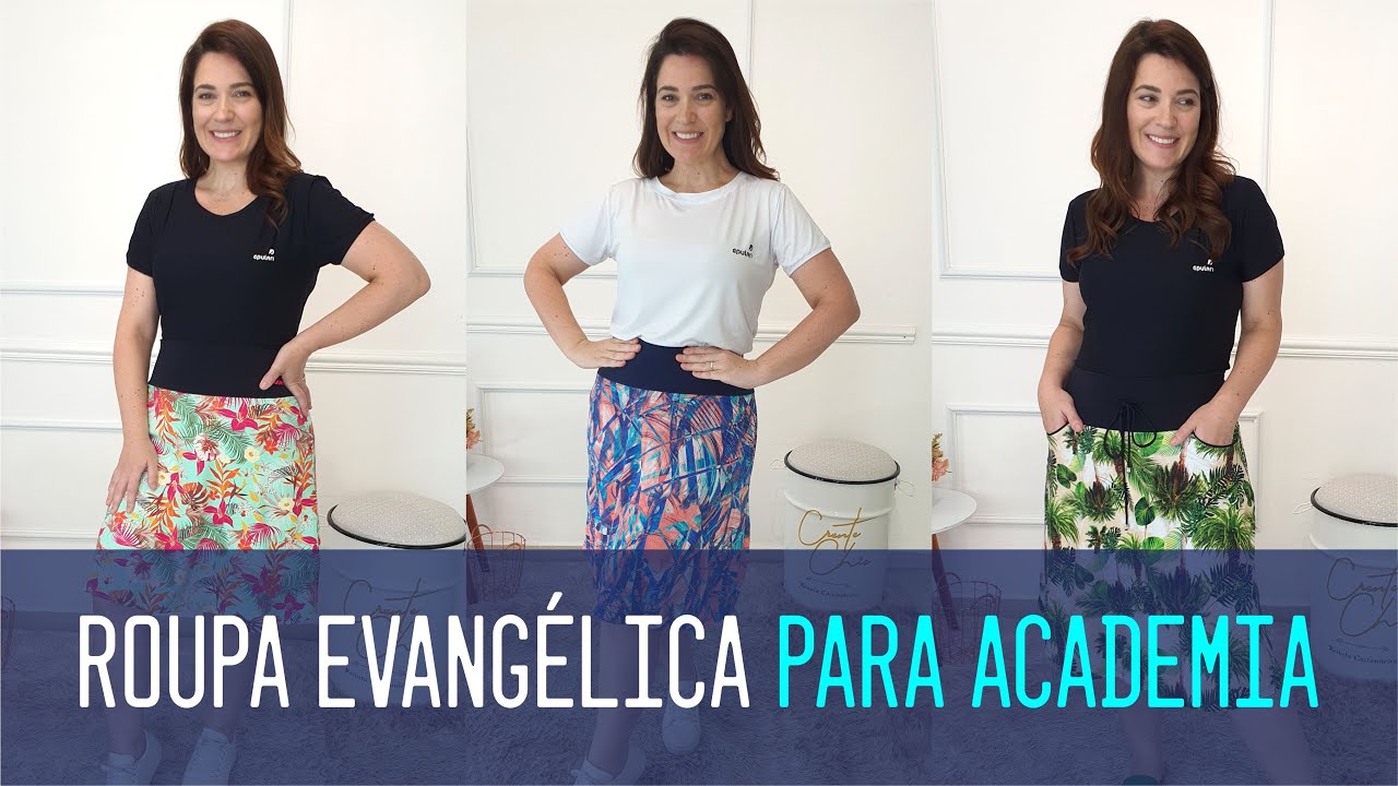 Watch Now ROUPA EVANGÉLICA PARA ACADEMIA | Crente Chic ROUPA EVANGÉLICA PARA ACADEMIA | Crente Chic