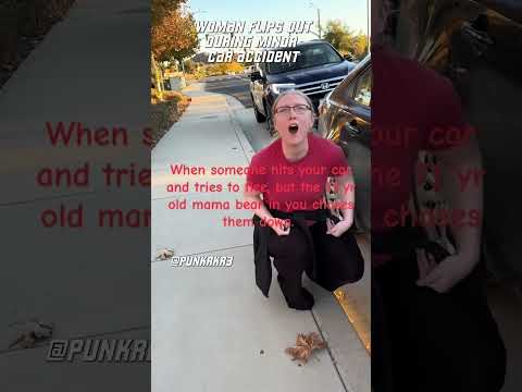 Karen Has Oscar-Worthy Meltdown After Trying To Flee Car Accident