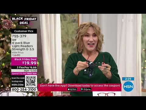 Ize 4pack Blue Light Readers Strength 03.5