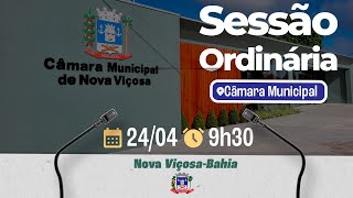 Reunião da Câmara Municipal de Nova Viçosa – 24 de Abril 2025