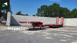 Madal platform poolhaagis Goldhofer STZ-L4 STZ 4 L A 4 axles Extendable 600cm 3xSteering 1x Lift Ram | Pilt 4 - Autoline