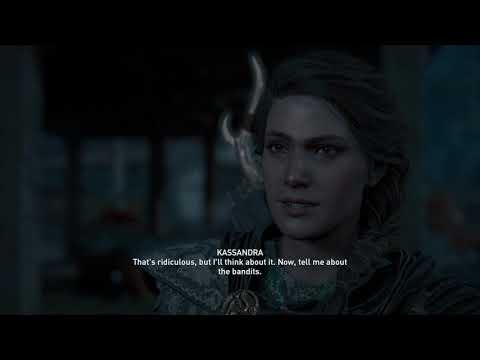 Assassin's Creed Odyssey - Once a Slave: Kassandra Meets Slave Owner Dialogue Choice Cutscene (2018)