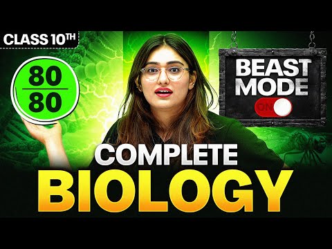 Score 80/80: CRISP BIOLOGY One Shot || Class 10th || PhysicsWallah